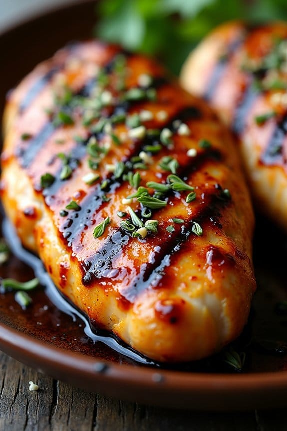 balsamic garlic grilled chicken