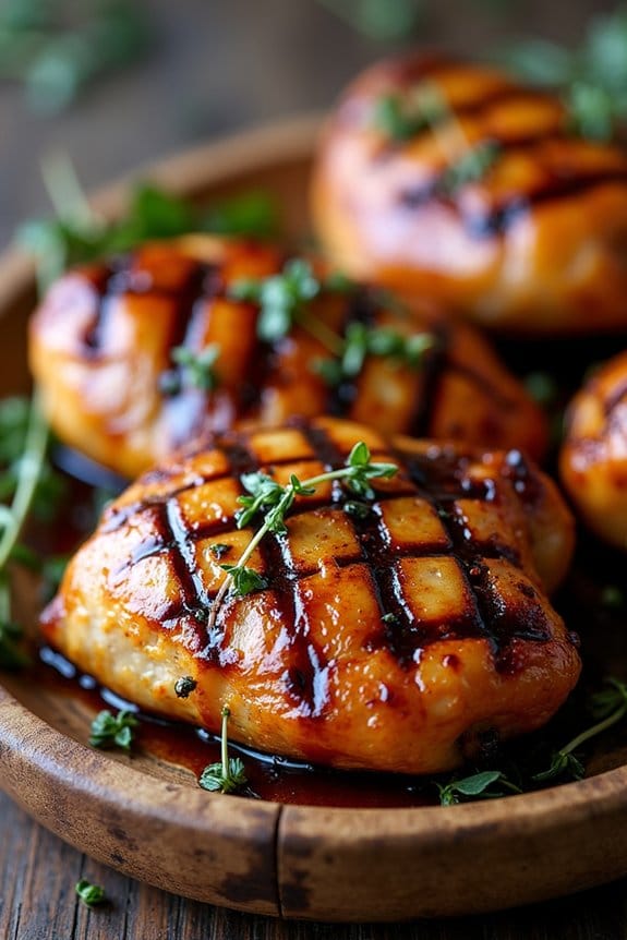 balsamic glazed grilled chicken