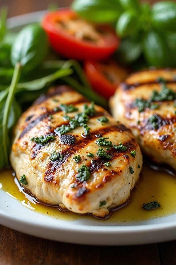 basil pesto yogurt marinade