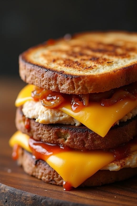 bbq chicken cheddar panini recipe