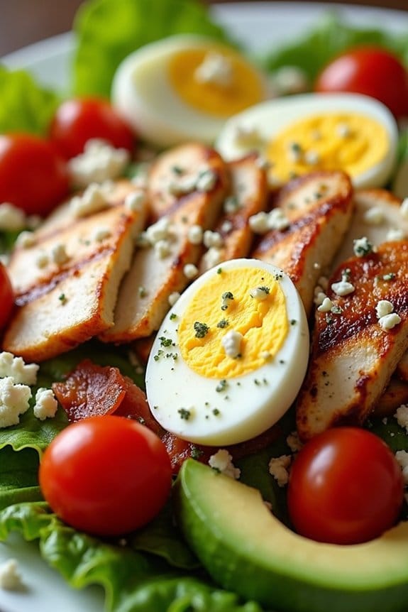 caesar chicken cobb salad