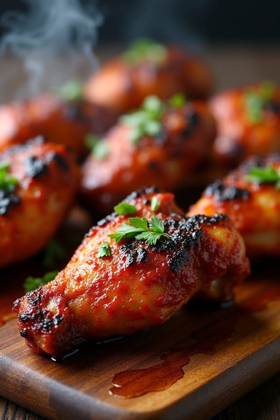 cajun spiced grilled wings