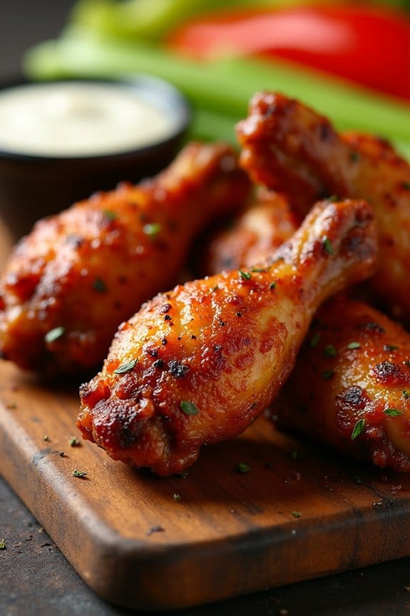 cajun spiced grilled wings