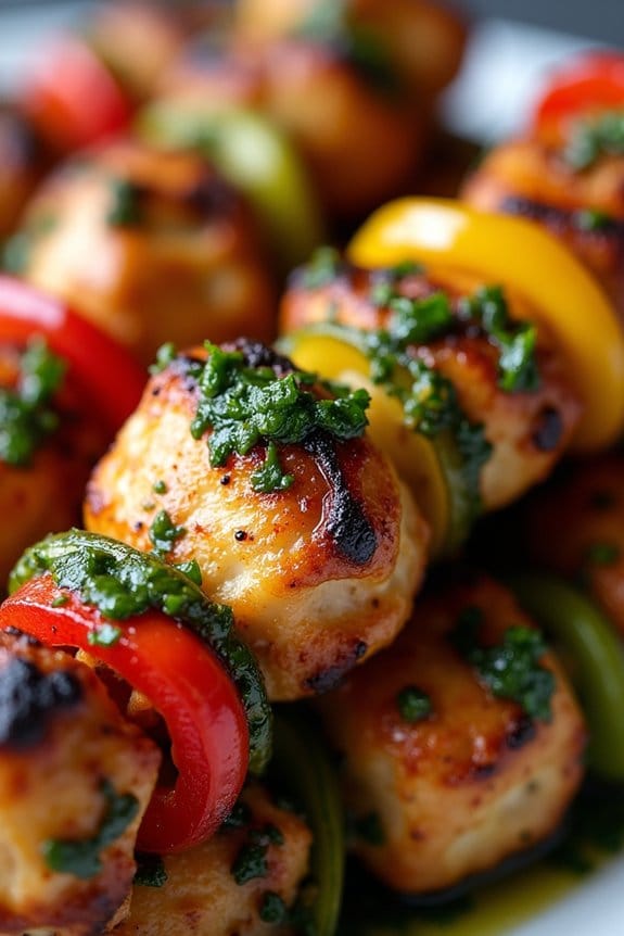 chimichurri chicken kabobs recipe