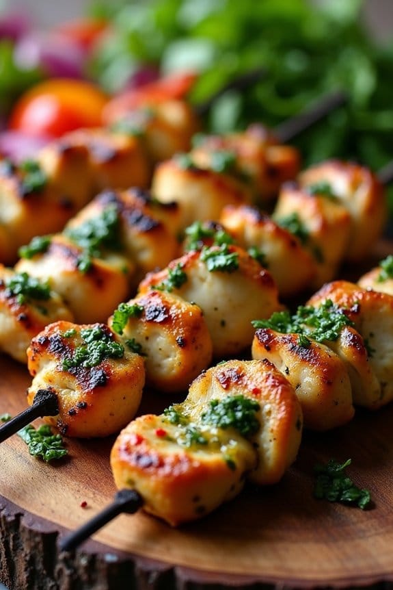 chimichurri chicken skewers recipe