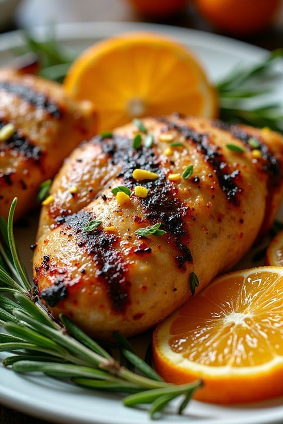 citrus herb grilled chicken