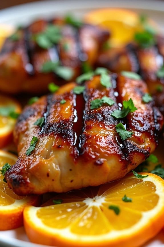 citrusy grilled chicken delight