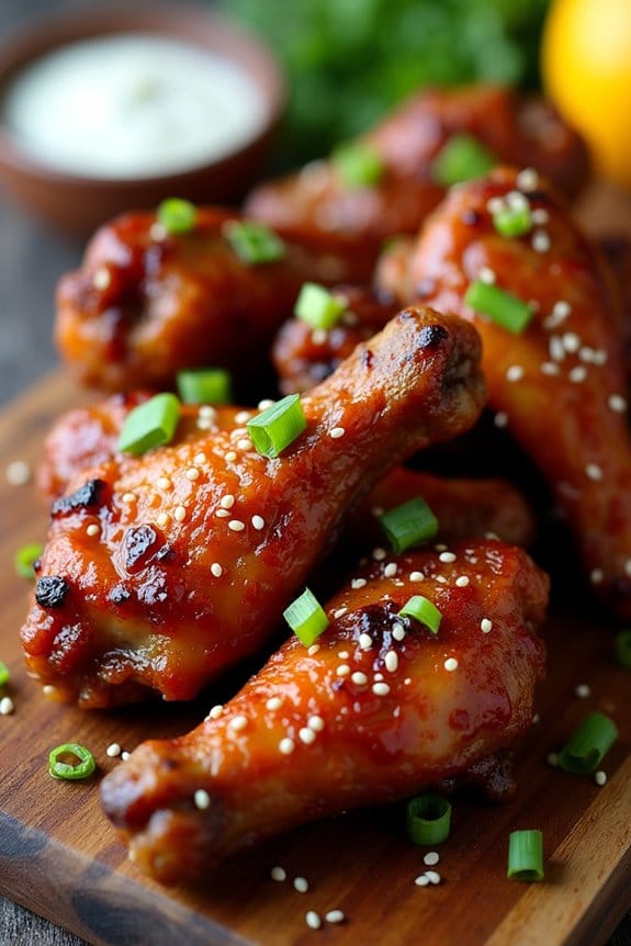 citrusy teriyaki chicken wings