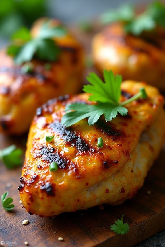 coconut curry grilled chicken