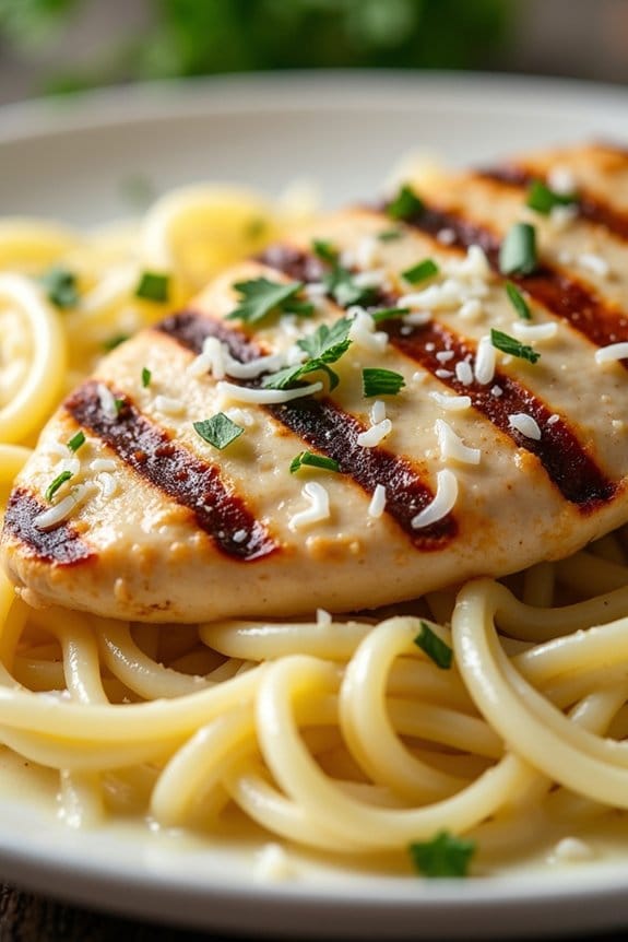 creamy garlic herb chicken