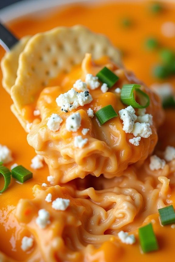 creamy spicy chicken dip