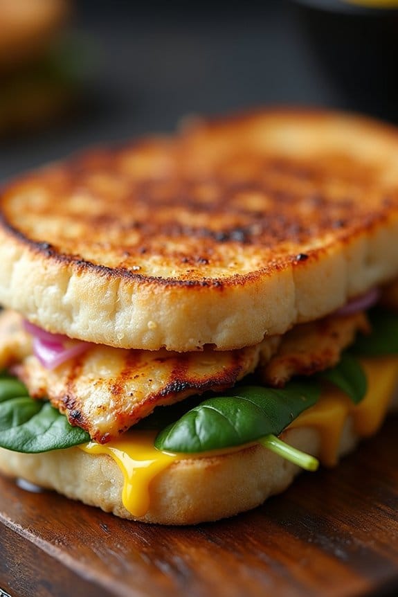 delicious honey mustard panini