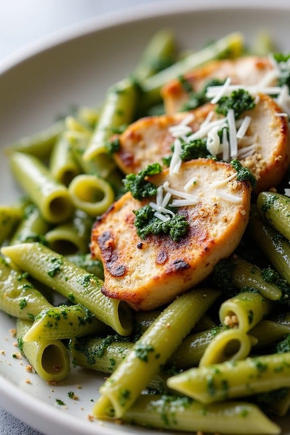 delicious spinach walnut pesto