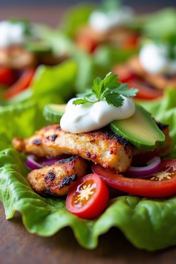 flavorful chipotle chicken wraps