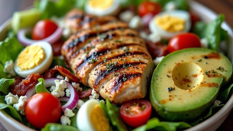 flavorful grilled chicken salads