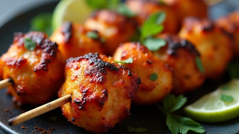 flavorful grilled chicken skewers