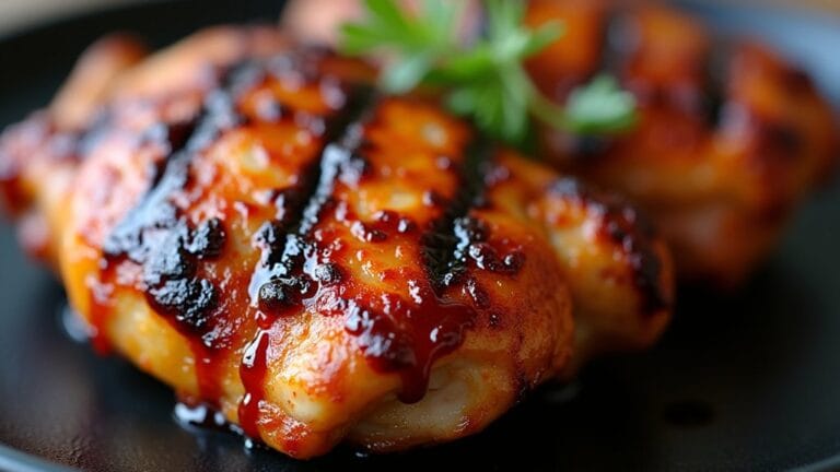 flavorful grilled chicken thighs