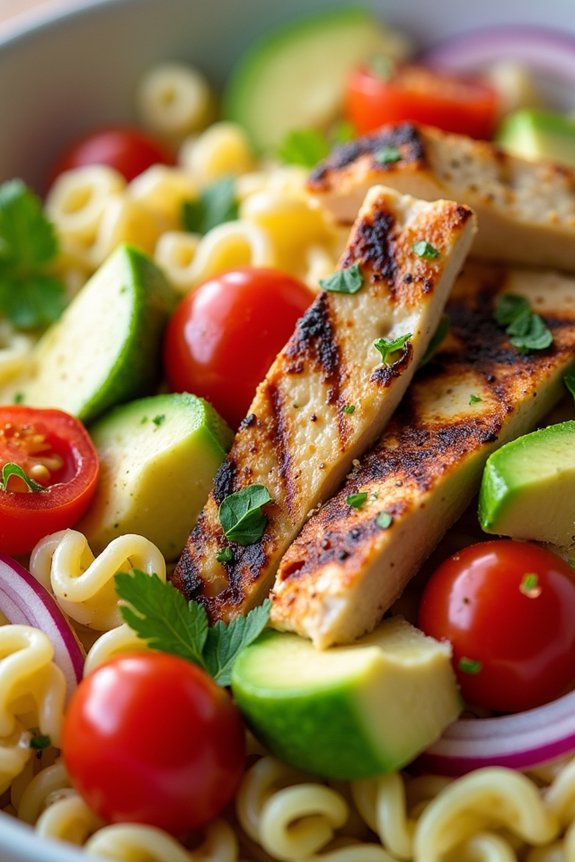 flavorful summer pasta salad