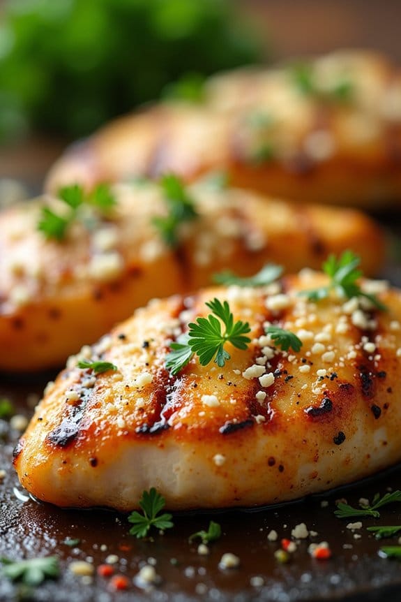 garlic parmesan grilled chicken