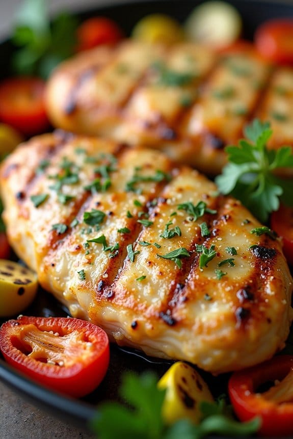 garlic parmesan grilled chicken