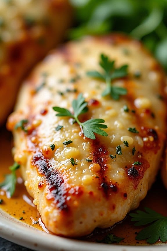 garlic parmesan grilled chicken