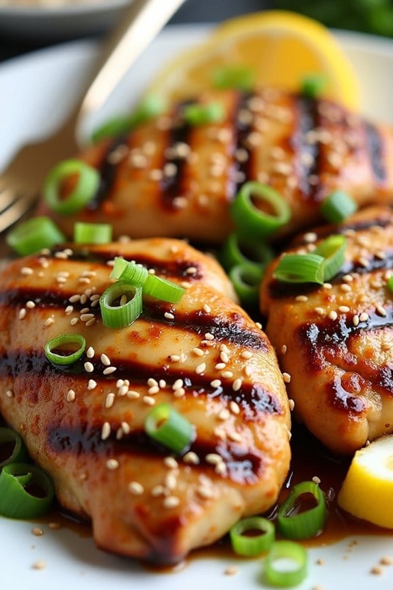 ginger sesame grilled chicken