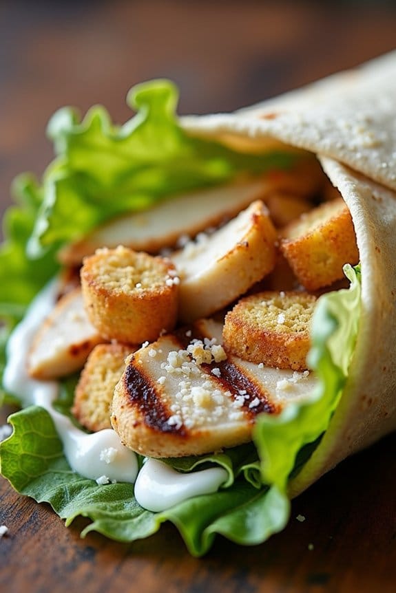 greek yogurt chicken wrap