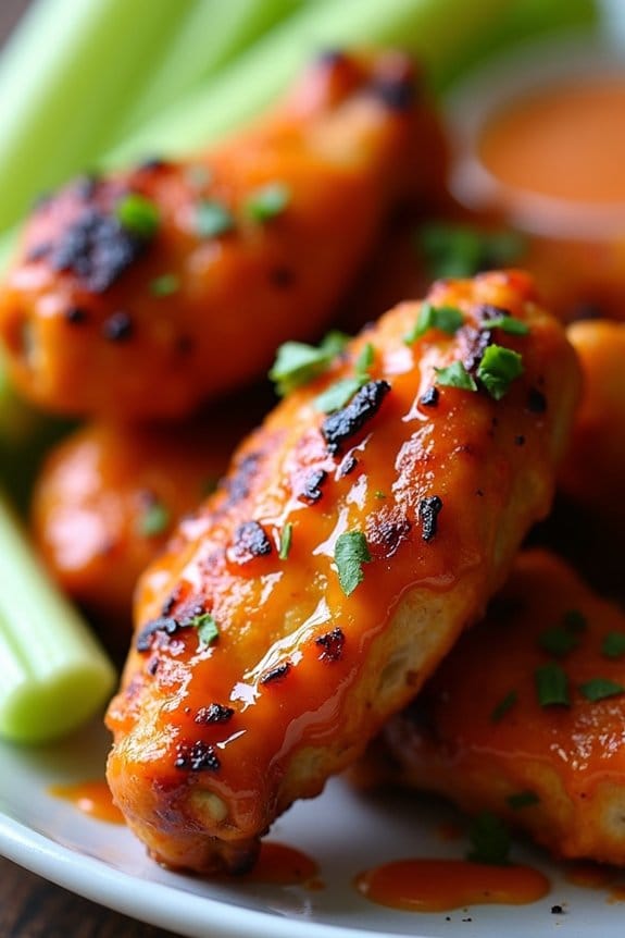 grilled buffalo chicken wings