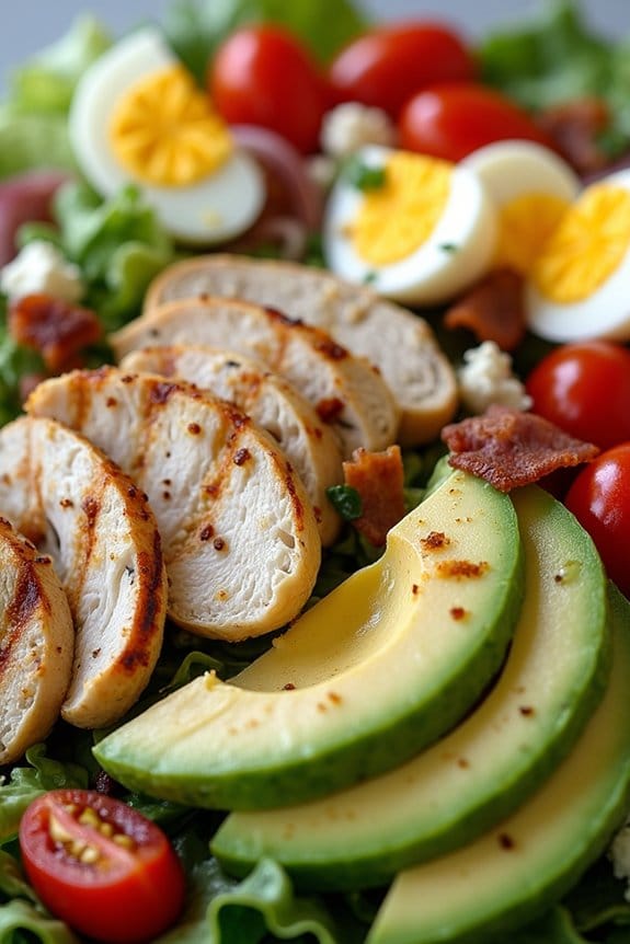 grilled chicken avocado salad
