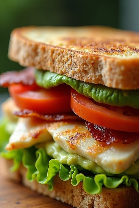 grilled chicken avocado sandwich