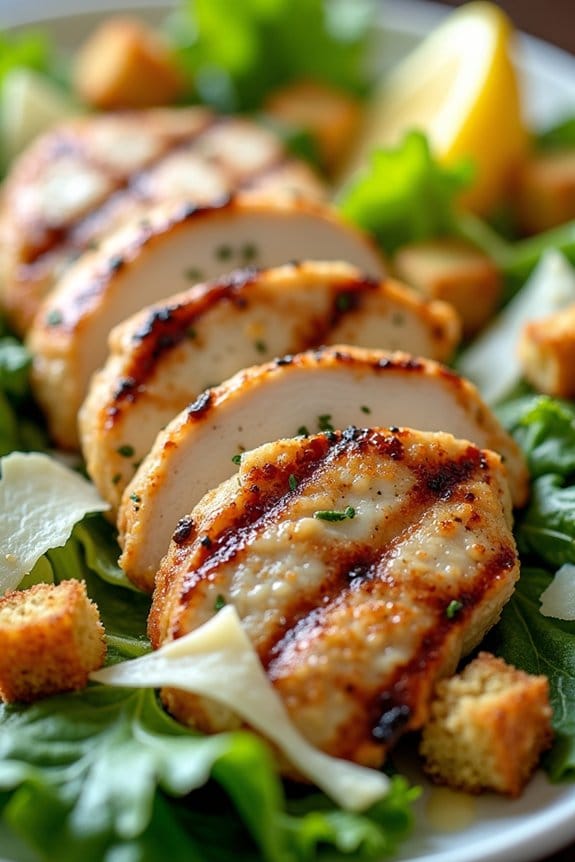 grilled chicken caesar salad