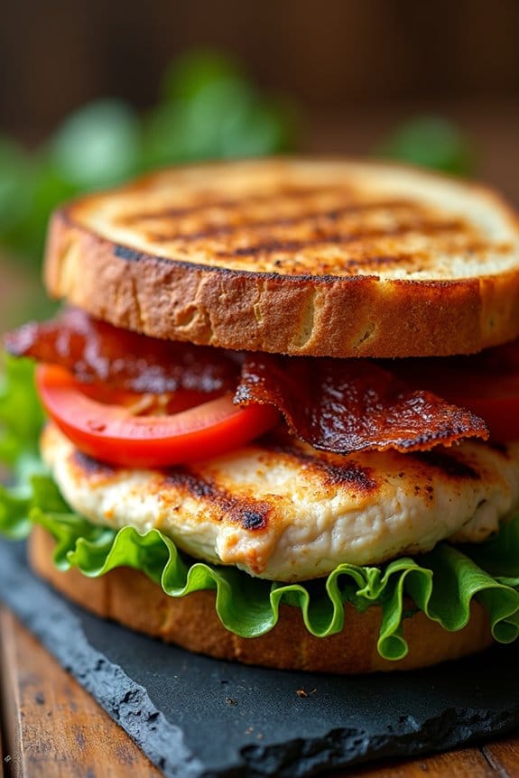 grilled chicken club sandwich