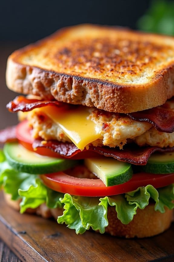 grilled chicken club sandwich