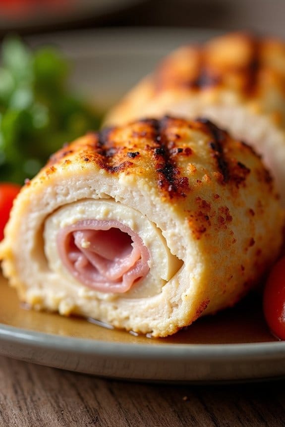 grilled chicken cordon bleu