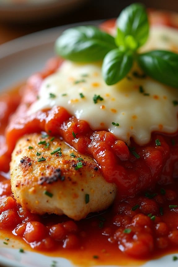 grilled chicken parmesan delight
