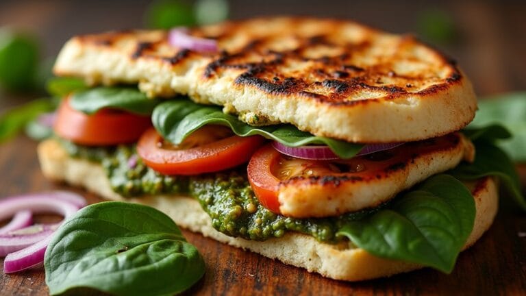 grilled chicken pesto sandwiches