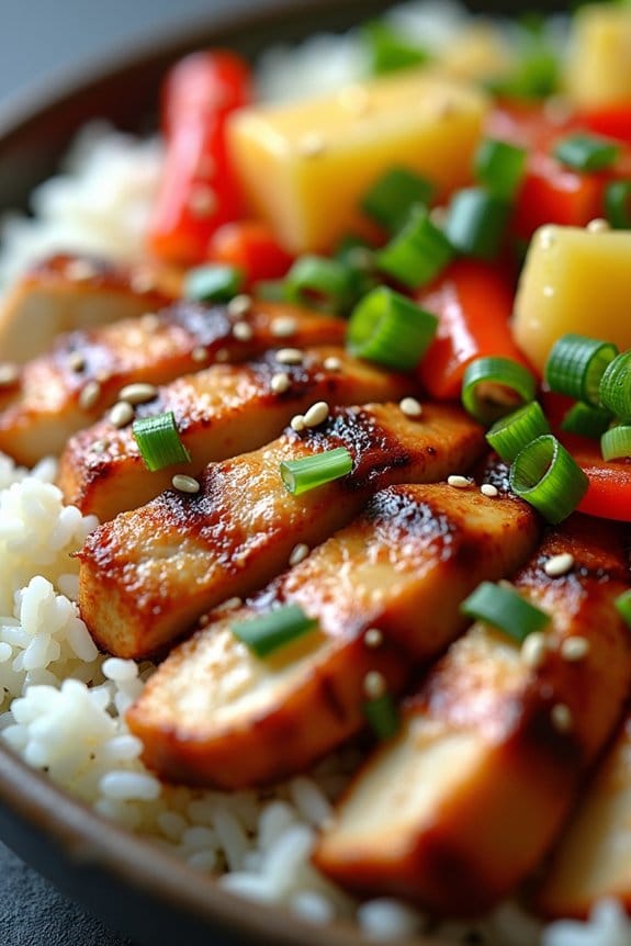 grilled chicken with sweet sauce