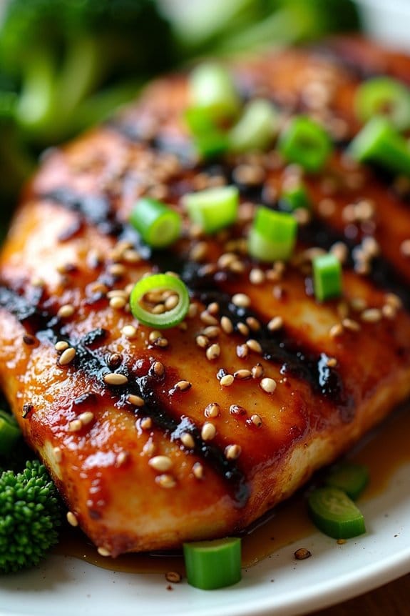 grilled low carb teriyaki chicken