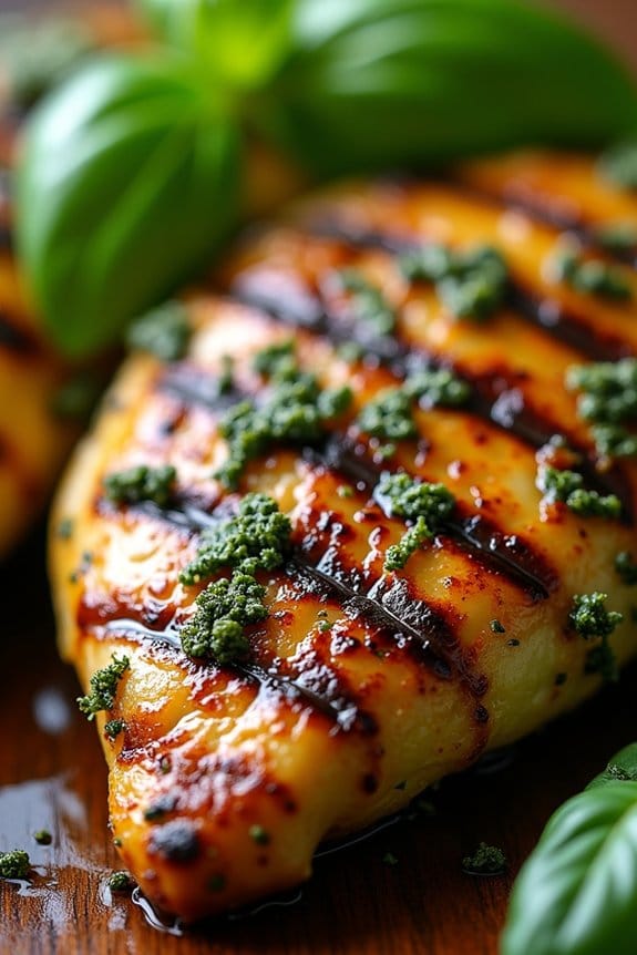 grilled pesto chicken recipe