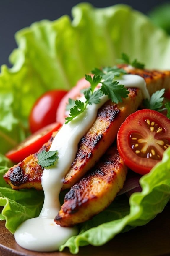 healthy bbq chicken wraps