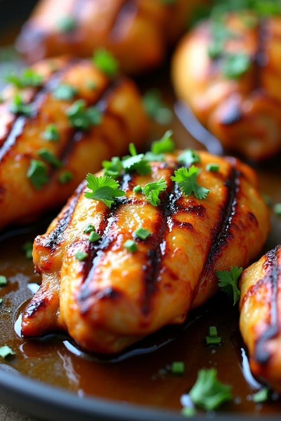 honey garlic grilled chicken