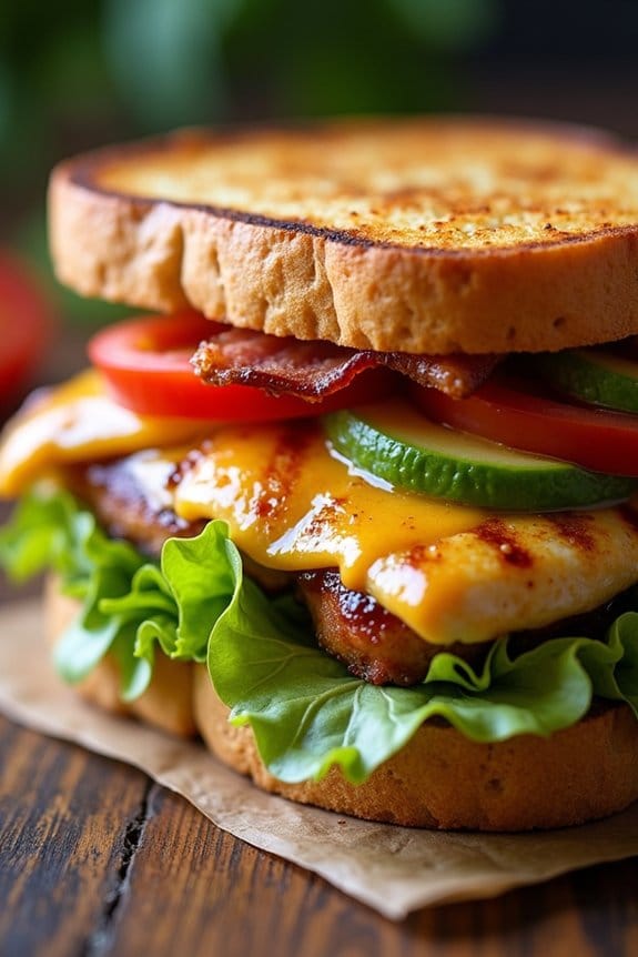 honey mustard chicken sandwich
