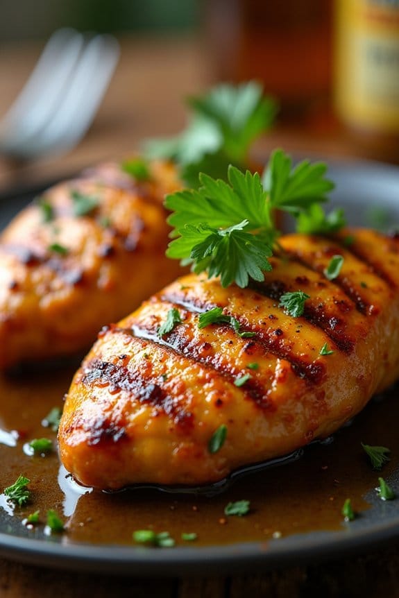honey mustard glazed chicken