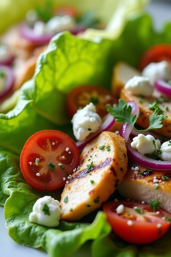 lemon herb chicken tacos