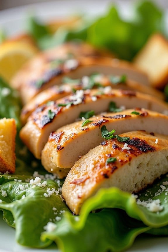 lemon herb grilled chicken salad