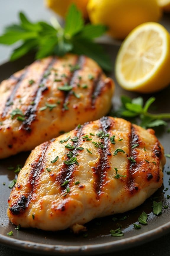lemon herb marinated chicken
