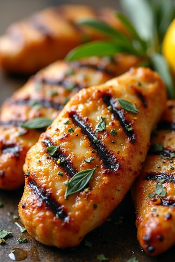 lemon sage grilled chicken