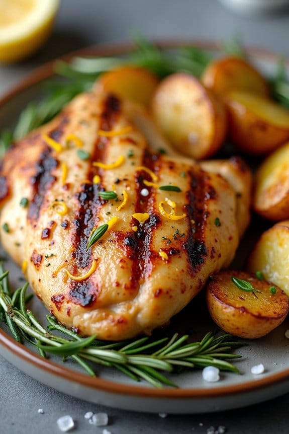 lemon thyme chicken and potatoes