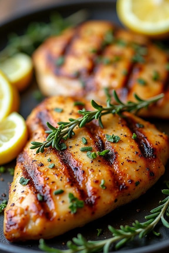 lemon thyme grilled chicken delight