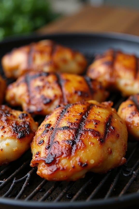 maple bourbon glazed chicken